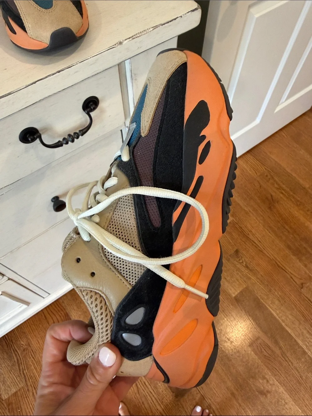 NEW Adidas Yeezy Boost 700s Enflame Amber size 8 mens